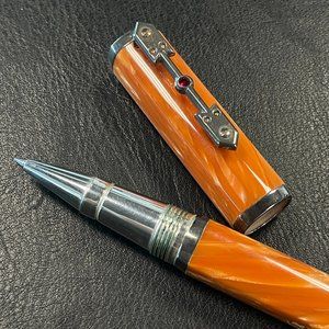 Girard Perregaux Tourbillon Havana Sterling Silver Limited Edition Pen